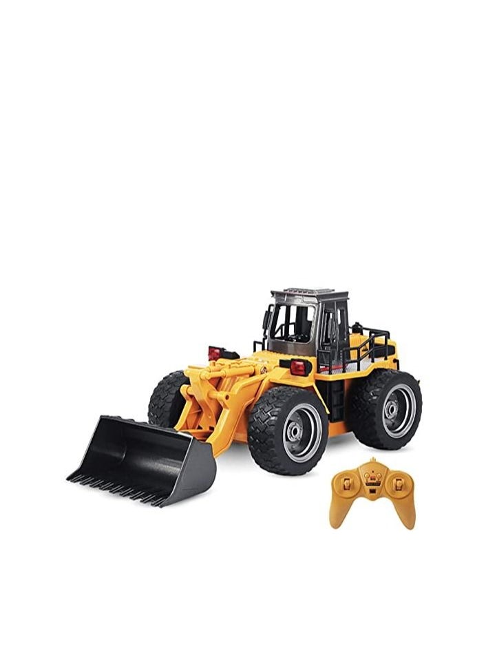 TRAMPOLINEPRO Remote Control Bulldozer l Simulation Crawler Remote Control Bulldozer Shovel Truck Toy Gift for Boys Girls Kids & Children  - Image 1