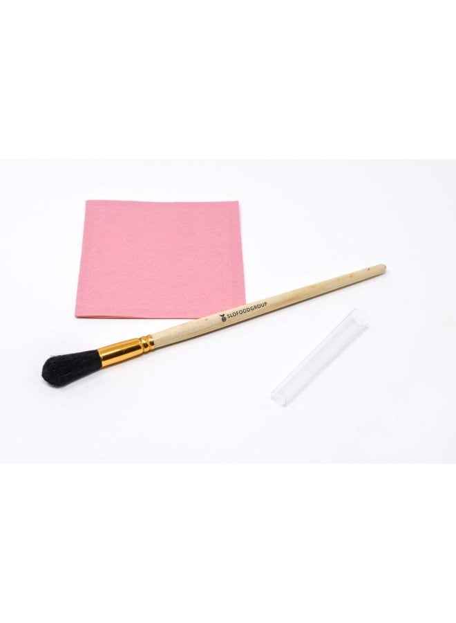 Slofoodgroup Gilding Brush Gold Duster Brush Round Oval Size 2 - Image 5