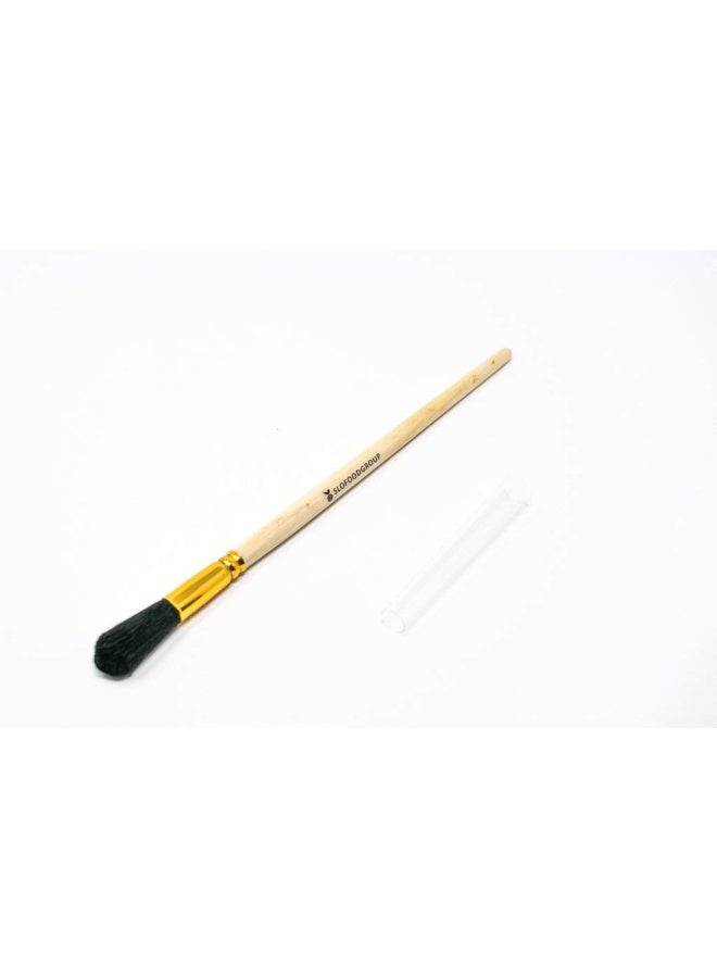Slofoodgroup Gilding Brush Gold Duster Brush Round Oval Size 2 - Image 4