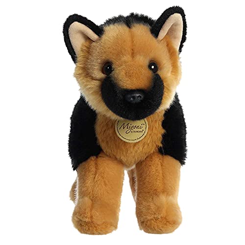 Aurora® Adorable Miyoni® German Shepherd Stuffed Animal - Lifelike Detail - Cherished Companionship - Black 10 Inches - Image 2