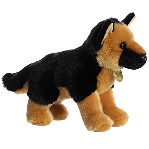 Aurora® Adorable Miyoni® German Shepherd Stuffed Animal - Lifelike Detail - Cherished Companionship - Black 10 Inches - Image 3