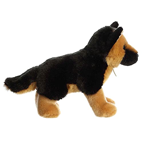 Aurora® Adorable Miyoni® German Shepherd Stuffed Animal - Lifelike Detail - Cherished Companionship - Black 10 Inches - Image 4