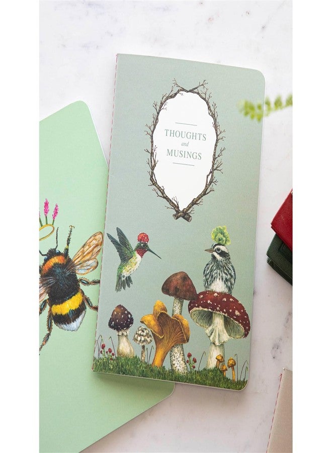 Hester & Cook Vicki Sawyer Lined Mushroom Notebook - Decorative Book for Work, Note Taking, Journal for Writing, Gratitude, Memo Pad 6 inches x 9.25 inches 40 pages - Image 5