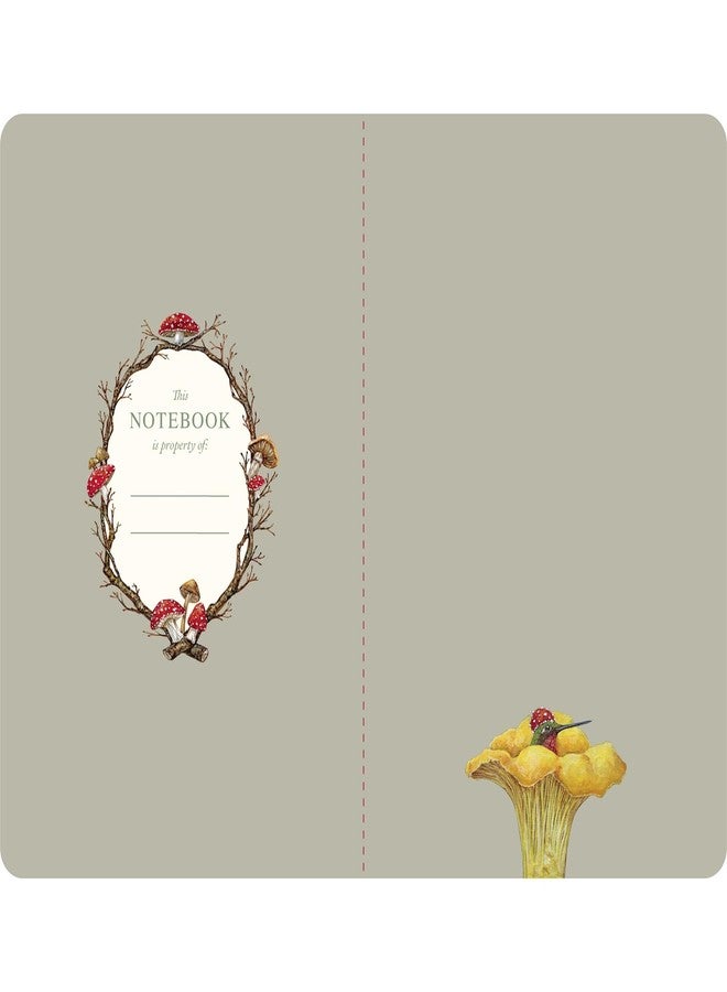 Hester & Cook Vicki Sawyer Lined Mushroom Notebook - Decorative Book for Work, Note Taking, Journal for Writing, Gratitude, Memo Pad 6 inches x 9.25 inches 40 pages - Image 3