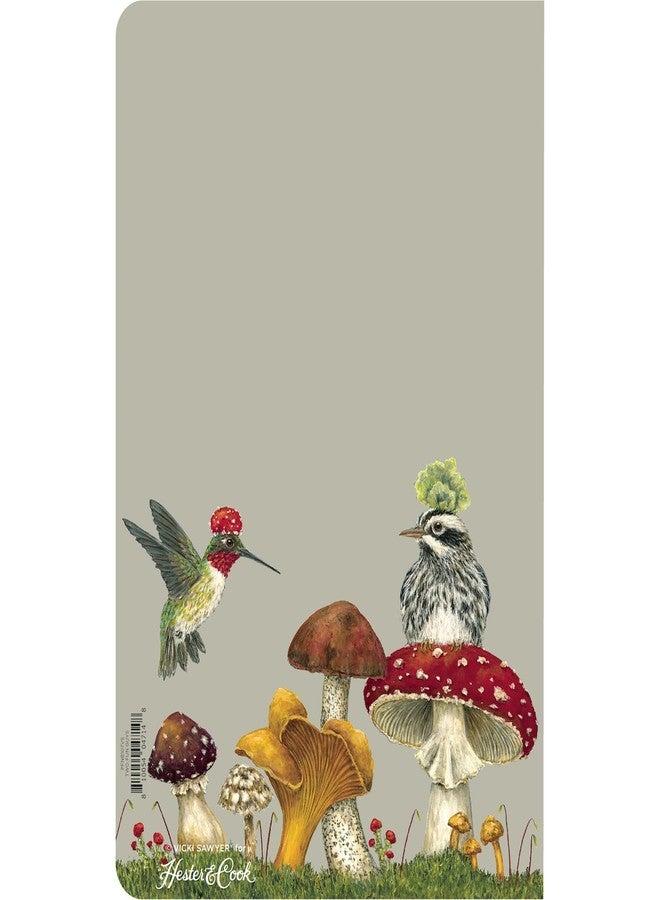 Hester & Cook Vicki Sawyer Lined Mushroom Notebook - Decorative Book for Work, Note Taking, Journal for Writing, Gratitude, Memo Pad 6 inches x 9.25 inches 40 pages - Image 4