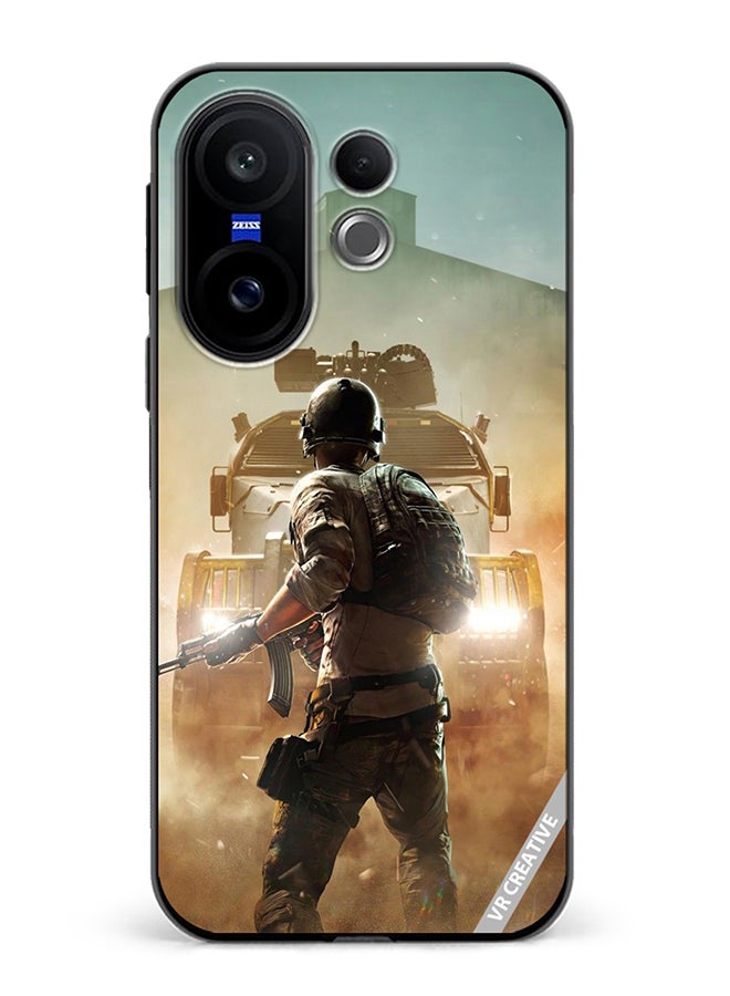 Protective Case Cover For Vivo X200 FE Pubg Design Multicolour