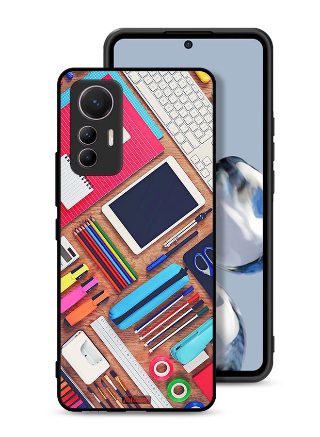 Tolwak غطاء حماية Xiaomi 12 Lite لفتاة الهوايات على المكتب - Image 1