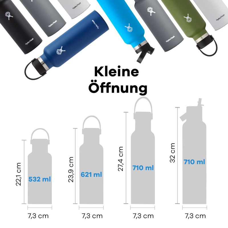 Hydro Flask Standard Mouth Bottle with Flex Cap - Image 3