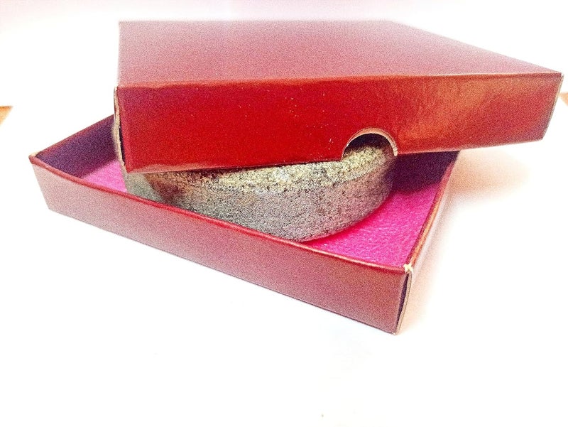 LGB Sandalwood Chandan Turmeric Haldi spices herbs hand grindingRubbingMortar StoneChalka Pat4 inches 10X10X2 CM  - Image 4