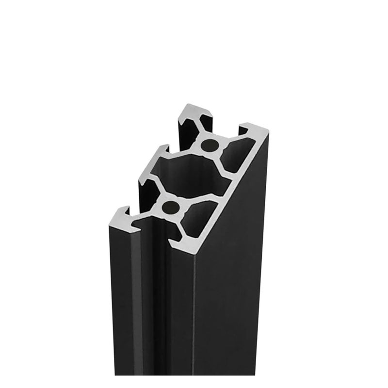 RAHBI 4pcs 2040 N1 V-Slot Aluminum Profile Extrusion Frame Black EU Standard 100mm-1200mm Anodized Linear for CNC DIY 3D Printer Parts Leisurely(Size:350mm) - Image 4