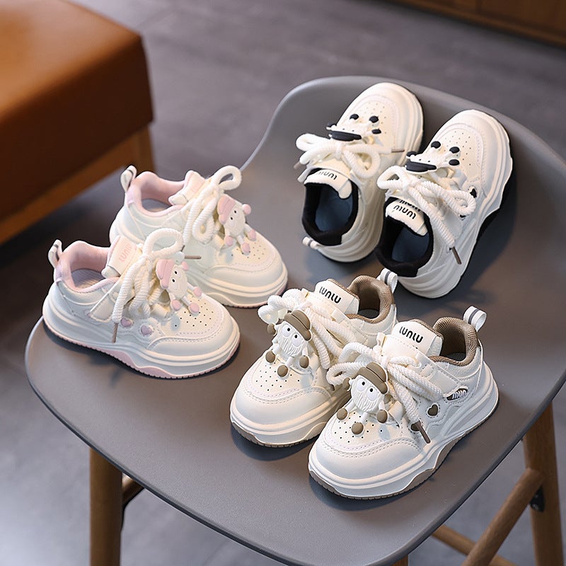Children'S Shoes New Children'S Sneaker Boys And Girls Casual Board Shoes Baby Shoes Boys White Shoes - Image 2