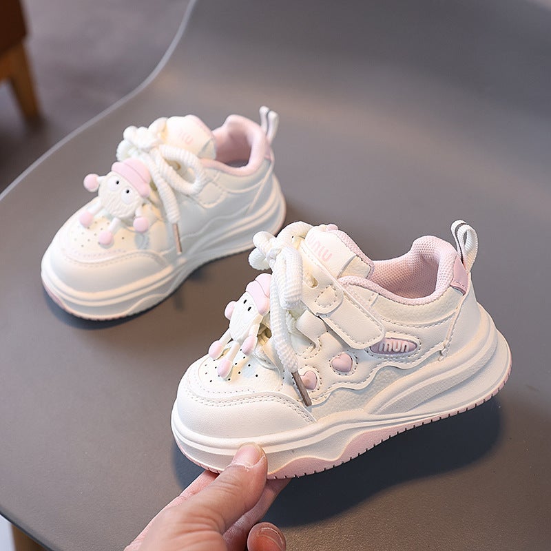 Children'S Shoes New Children'S Sneaker Boys And Girls Casual Board Shoes Baby Shoes Boys White Shoes - Image 3