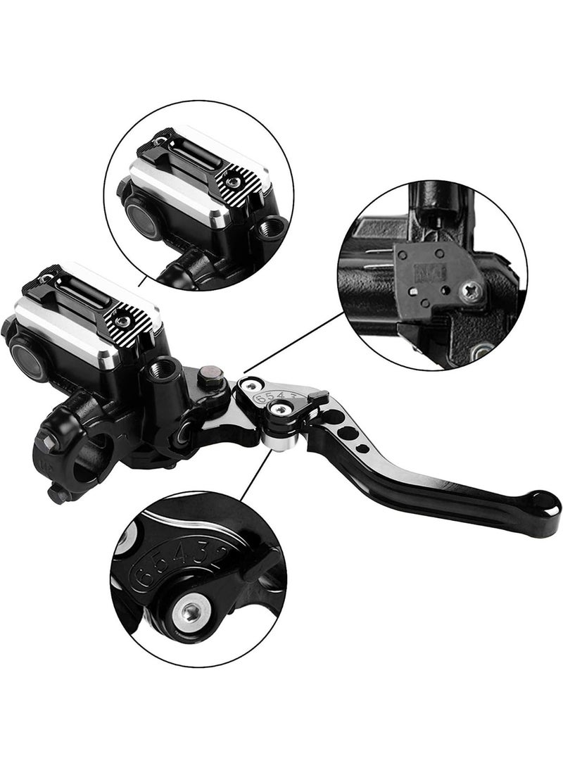 Motorcycle Tuning Parts Brake Pump CNC Front Brake Upper Pump 22MM Clutch Handbrake Assembly Hydraulic Disc Brake Pump (Color : Black) - Image 2