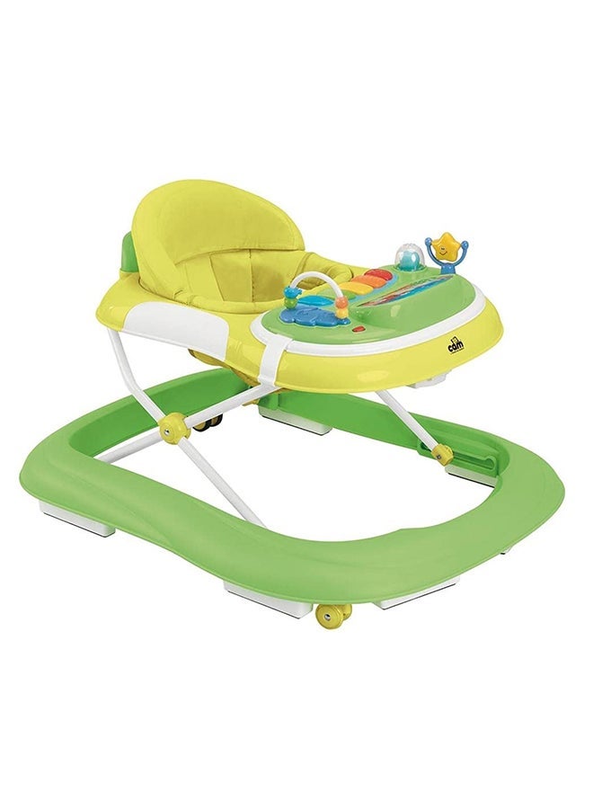 cam Giocando Baby Walker, Kids, Toddler, Push, Learning, Round, Activity Walker, Adjustable, Foldable - Green - Image 1