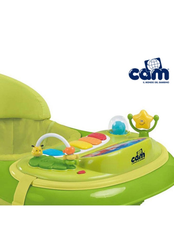 cam Giocando Baby Walker, Kids, Toddler, Push, Learning, Round, Activity Walker, Adjustable, Foldable - Green - Image 5