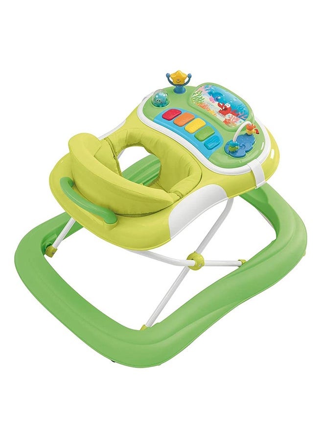 cam Giocando Baby Walker, Kids, Toddler, Push, Learning, Round, Activity Walker, Adjustable, Foldable - Green - Image 2