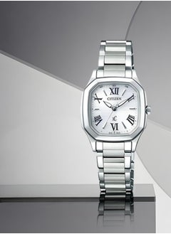 CITIZEN Citizen ES5050-57A Ladies Stainless Steel Eco-Drive Watch - White Dial Sapphire Mirror Classic Design  - Image 3