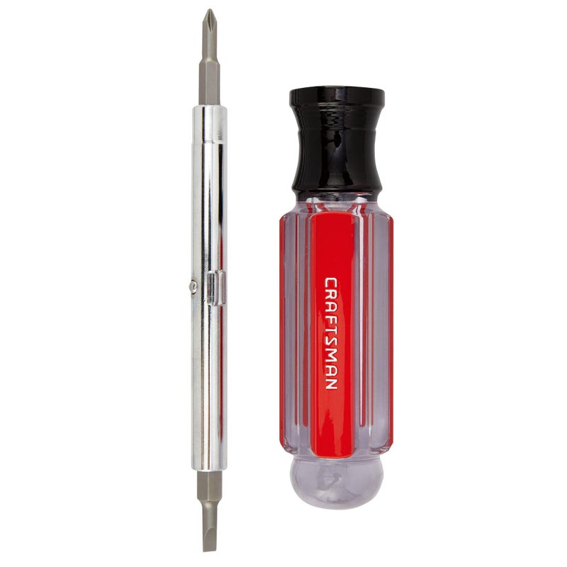 CRAFTSMAN Screwdriver Multi-Bit Set, 6 in 1, Acetate Handle (CMHT66052) - Image 2
