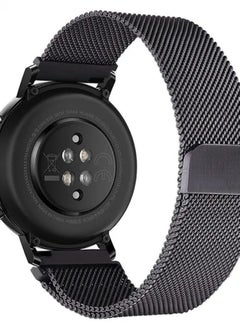 Rabos 20mm Stainless Steel Watch Strap With Buckle Clasp For Honor Magic Smartwatch 13cm Black  - Image 3