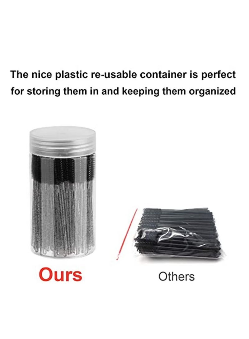 Generic 100pcs crystal eyelash mascara stick applicator makeup brush - Image 3