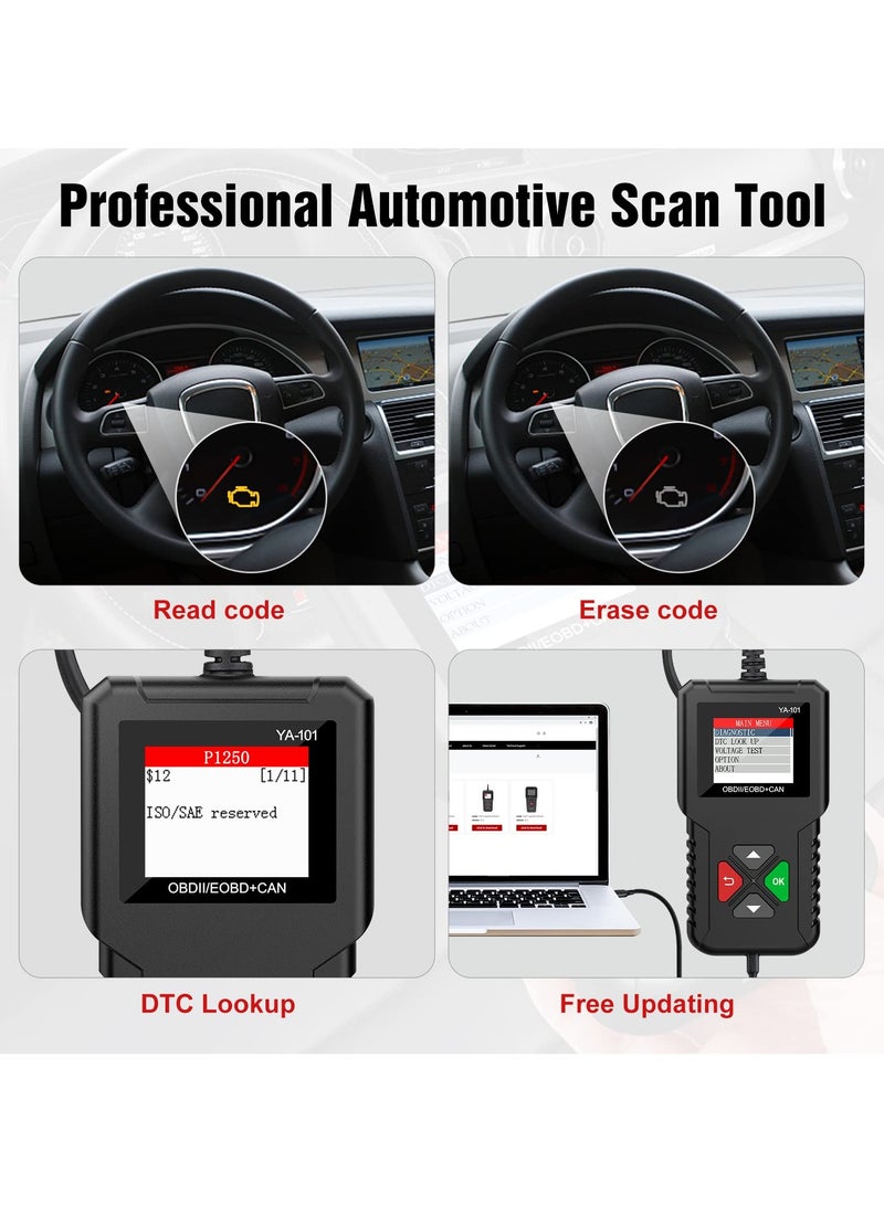 Loquat Car OBD2 Scanner Vehicle Engine Fault Code Reader CAN Diagnostic Scan Tool Check Engine Light - Image 3