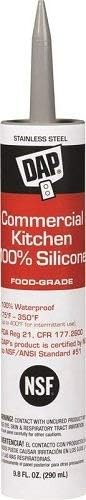 12 Pack of 98 oz Dap 08660 Commercial Kitchen Stainless Steel 100 Silicone Sealant