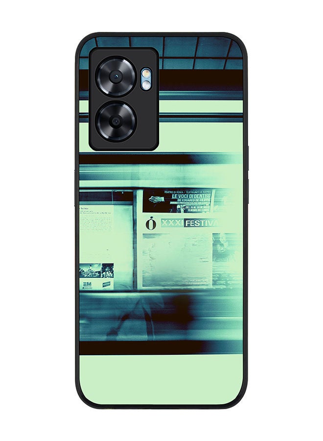 Stylizedd Rugged Black edge case for Oppo A57 Slim fit Soft Case Flexible Rubber Edges Anti Drop TPU Gel Thin Cover - Blurry Station - Image 1