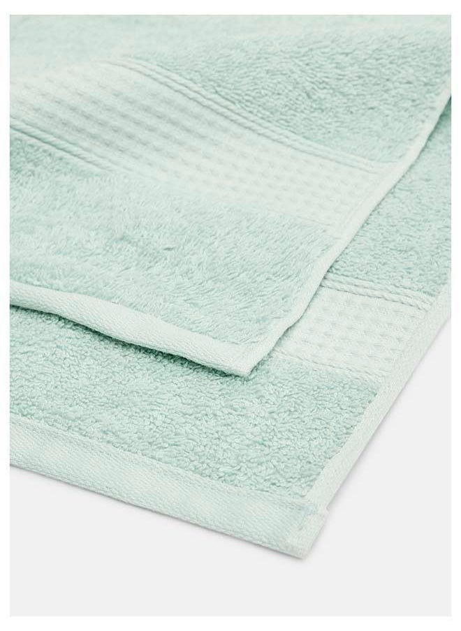 White Rose Feather Touch Bath Sheet 550 GSM 100% Cotton Terry 80x160 cm -Luxury Feel Super Absorbent Quick Dry Green  - Image 3