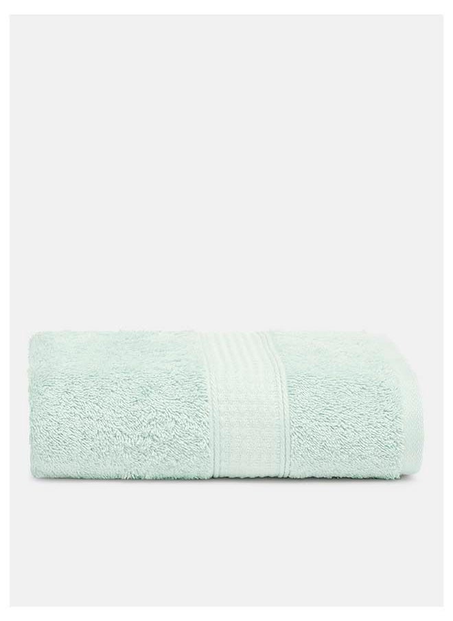 White Rose Feather Touch Bath Sheet 550 GSM 100% Cotton Terry 80x160 cm -Luxury Feel Super Absorbent Quick Dry Green  - Image 1