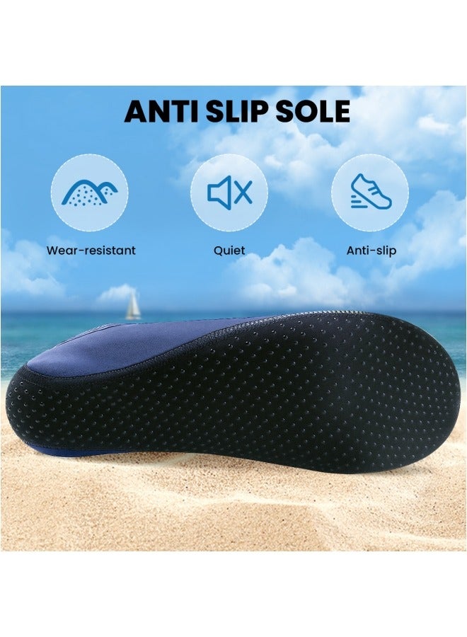 GGEROU Swimming Socks for Women Men Waterproof Swim Socks Quick Dry Beach Pool Sports Shoes Navy - Image 5