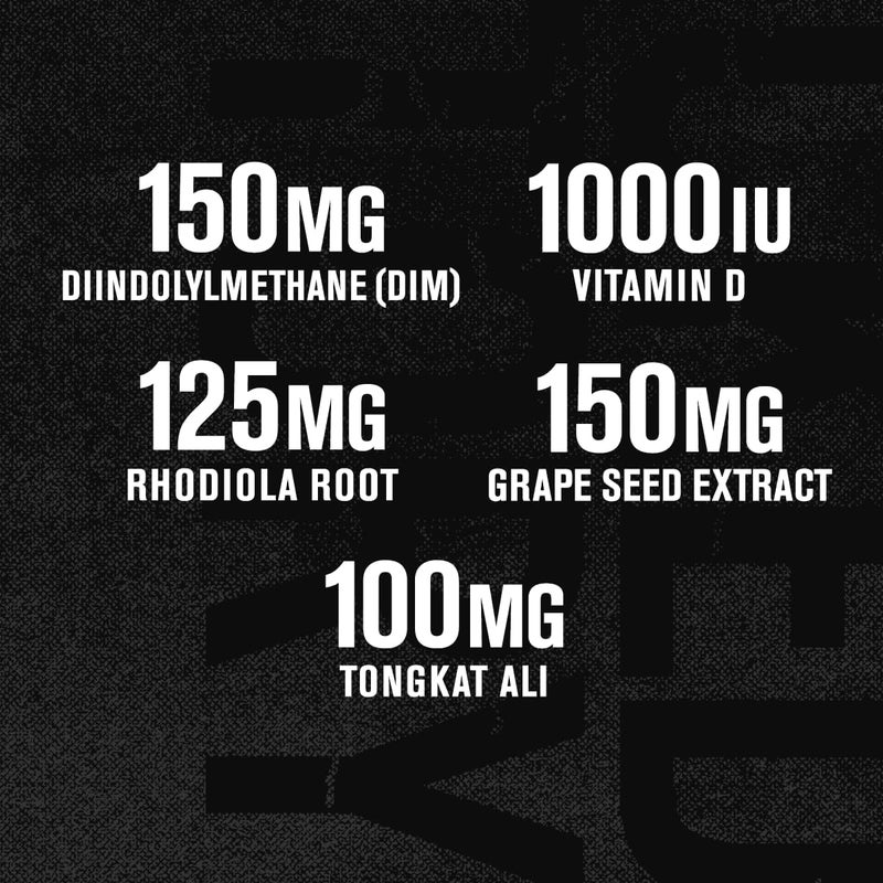 Jacked Factory Androsurge Estrogen Blocker for Men  Natural Testosterone Booster for Men  Estrogen Metabolizer with Tongkat Ali DIM Long Jack  More  Test Booster  Muscle Builder  60 Count - Image 2