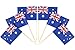 QQSD Australia Toothpick Flag Australian Small Mini Cupcake Topper Flags100 pcs - Image 3