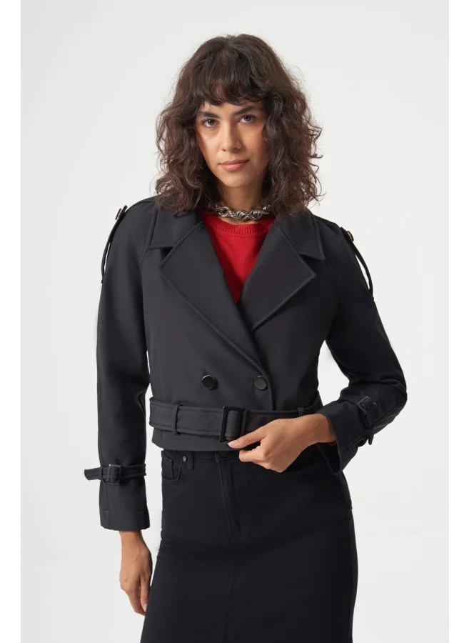 ميزال Short Coat With Raising