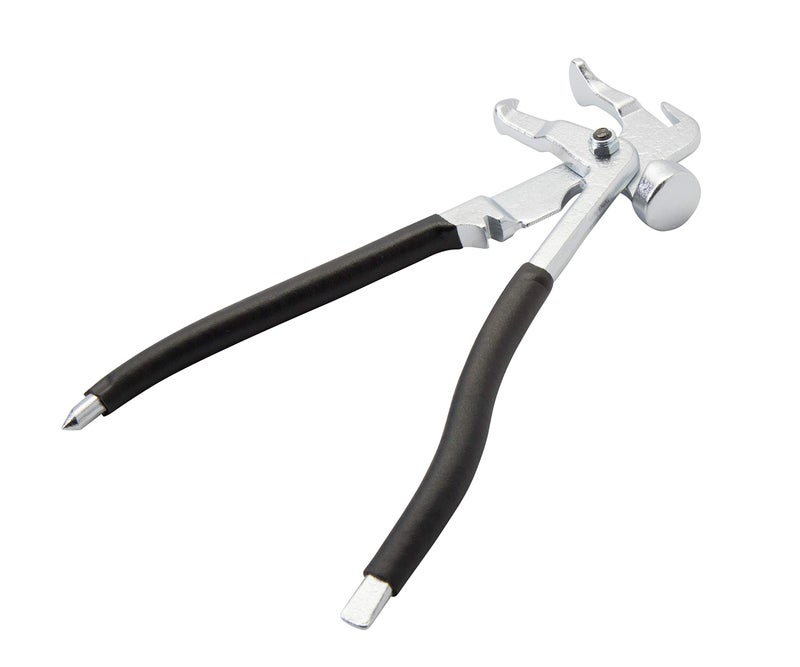 Steelman Heavy-Duty Wheel Weight Hammer, Durable Steel, Nickel Plated Finish - Image 3