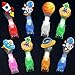 CHUNNIN 36 PCS Outer Space Party Favors Planet LED Light Up Finger LightsGlow in the Dark Spacecraft Astronaut Party Bulk for Christmas Goodie Treat Bags Stuffers Galaxy Theme Birthday Supplies - Image 2