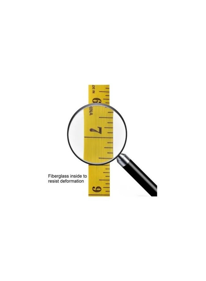 Generic 3-pieces Tailor tape measure Yellow/Black 3meter  - Image 2