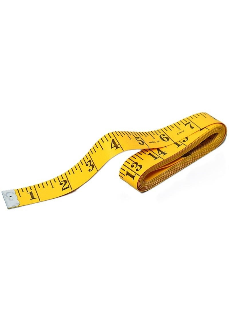 Generic 3-pieces Tailor tape measure Yellow/Black 3meter  - Image 3