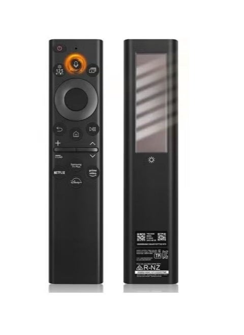 ELTRAZONE BN59-01385A Solar Voice Remote Control – Samsung Smart TV Replacement with Smart Voice Assistant, USB-C and Solar Charging, Compatible with 2021-2023 Neo QLED, The Frame, Crystal 4K & 8K UHD TVs, Ergonomic and Durable Design