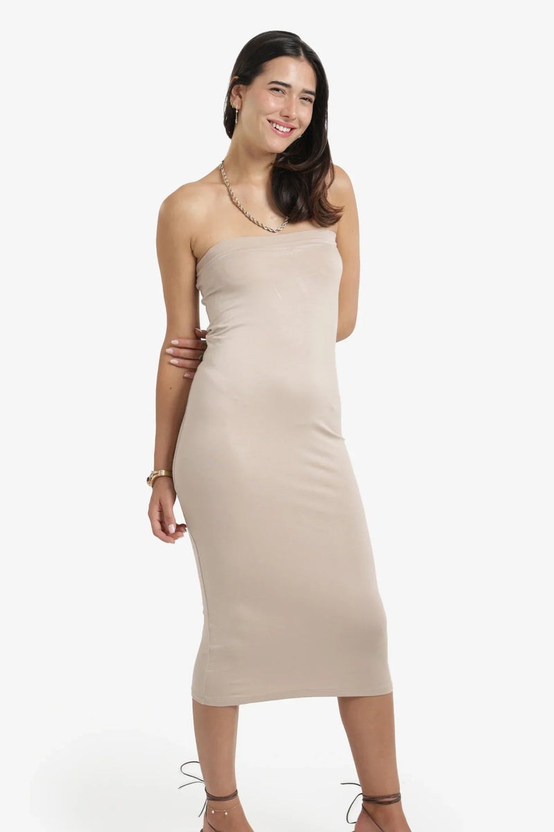 Carina Strapless Slim Dress - Image 3