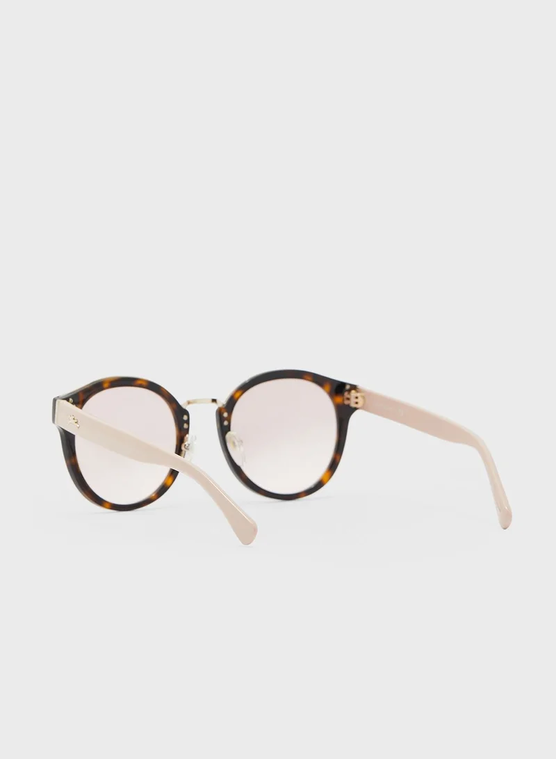 Longchamp Lo603S Round Sunglasses