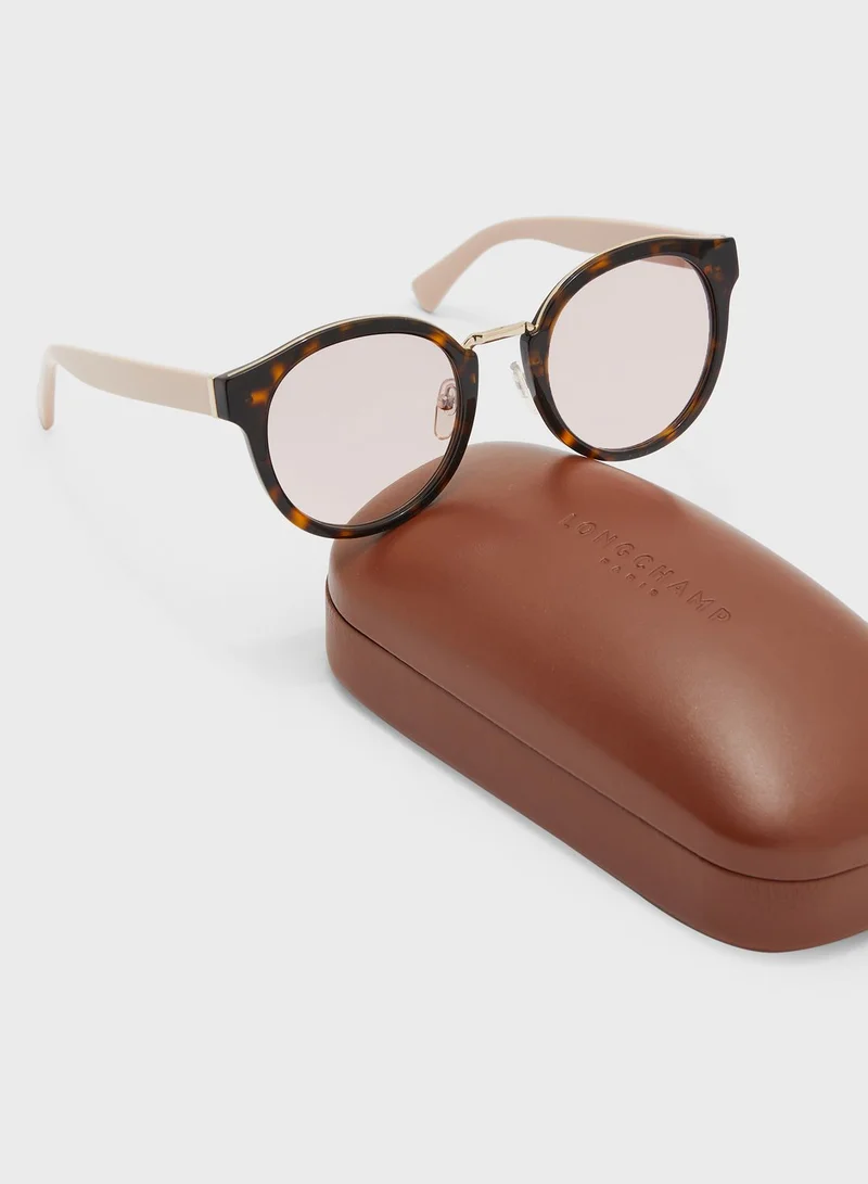Longchamp Lo603S Round Sunglasses