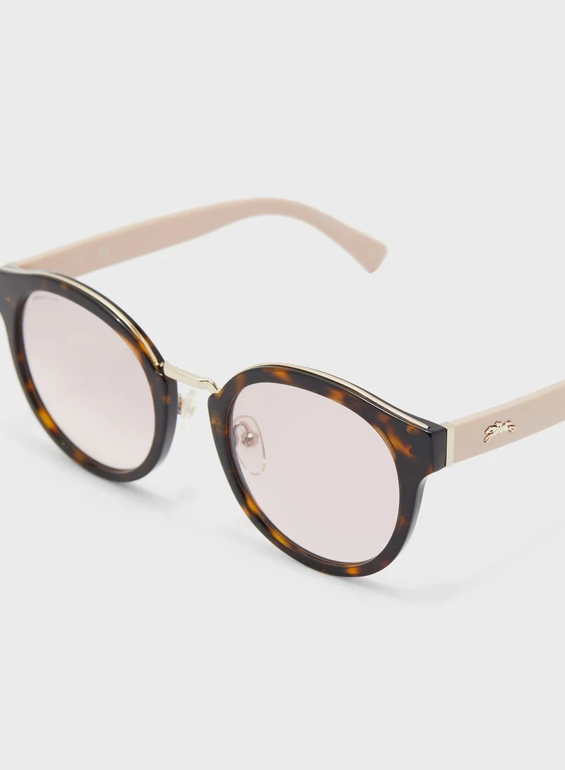 Longchamp Lo603S Round Sunglasses