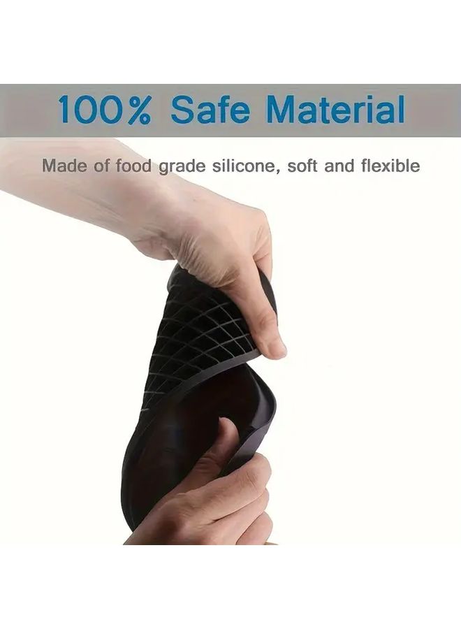 Pink Crushed Ice Cube Molds With Lid 160 Pack Stackable Reusable For Cocktails - Image 2