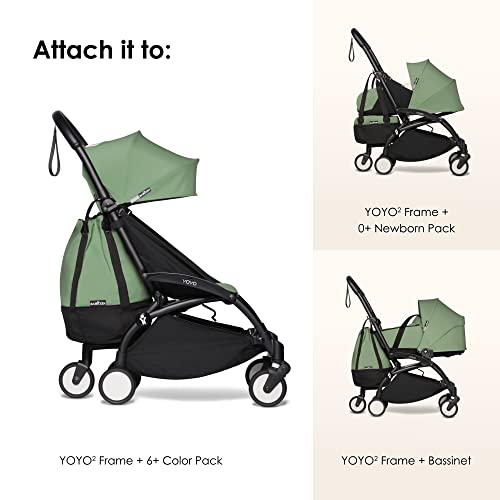Babyzen YOYO Bag, Peppermint - Provides Additional, Sturdy Storage on The YOYO Stroller - Includes Wheel Base & Hooks - Image 4