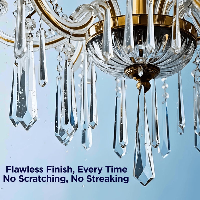 Goodscious Sparkle Plenty Chandelier Cleaner Drip Dry Spray No Wipe - Dust Remover & Streak Free Glass Cleaner Spray for Chandeliers Crystals & Window Screen Surface - All Purpose Cleaning Supplies (32 oz) - Image 3