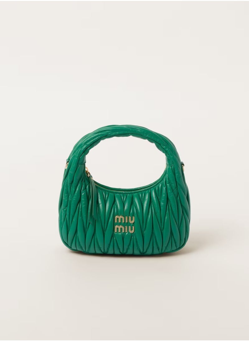 MIU MIU Wander nappa leather hobo Shoulder Bag  - Image 1