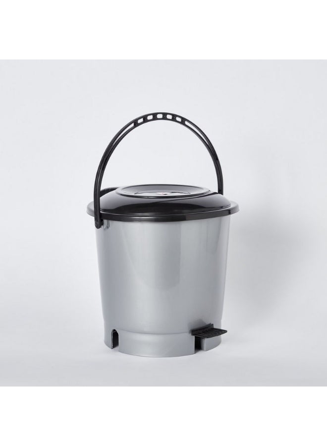 هوم بوكس سلة نفايات بدواسة سعة 6.7 لتر مع يد حمل - Image 2