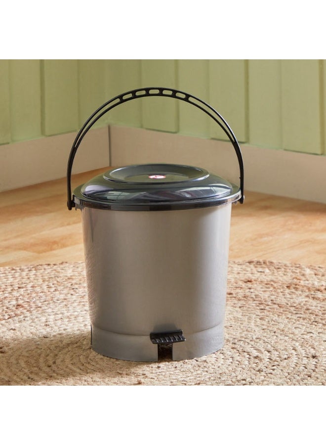 هوم بوكس سلة نفايات بدواسة سعة 6.7 لتر مع يد حمل - Image 4