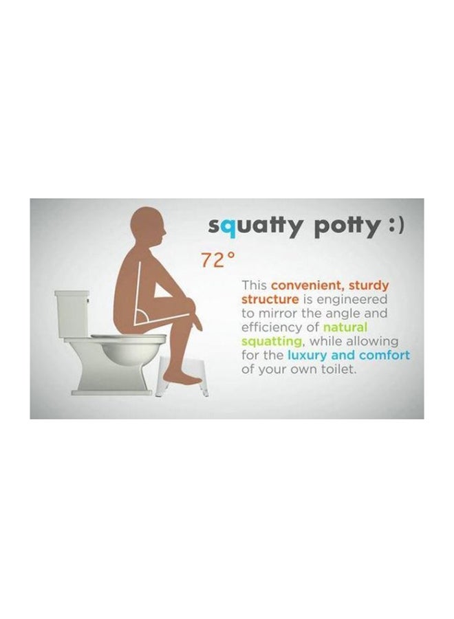 Toilet Stool White - Image 3