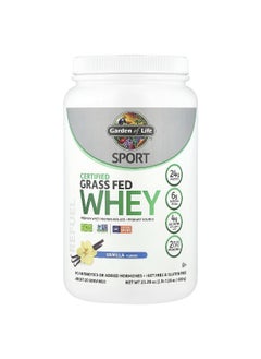 Garden of Life Garden of Life, Sport, Certified Grass Fed Whey, Vanilla, 1 lb 7.28 oz (660 g)  - Image 1